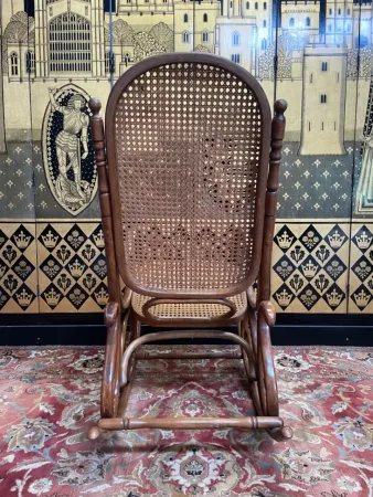 Rocking-chair en bois courbé THONET