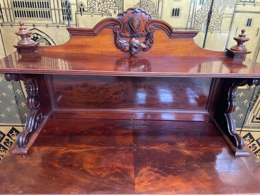 Console - Desserte Napoleon III acajou