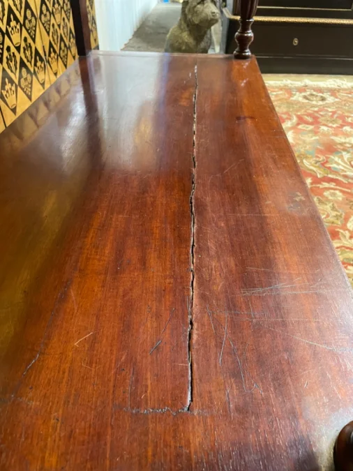 Console - Desserte Napoleon III acajou