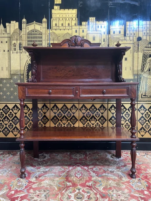 Console - Desserte Napoleon III acajou