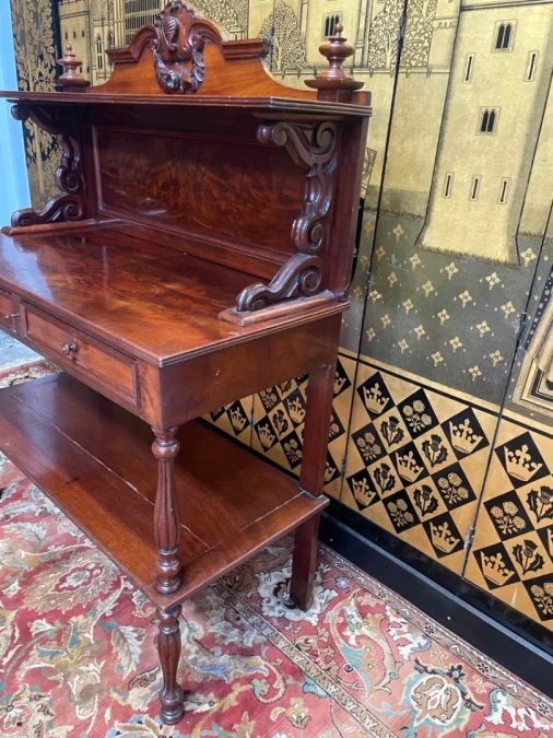 Console - Desserte Napoleon III acajou