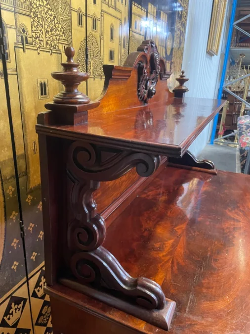 Console - Desserte Napoleon III acajou