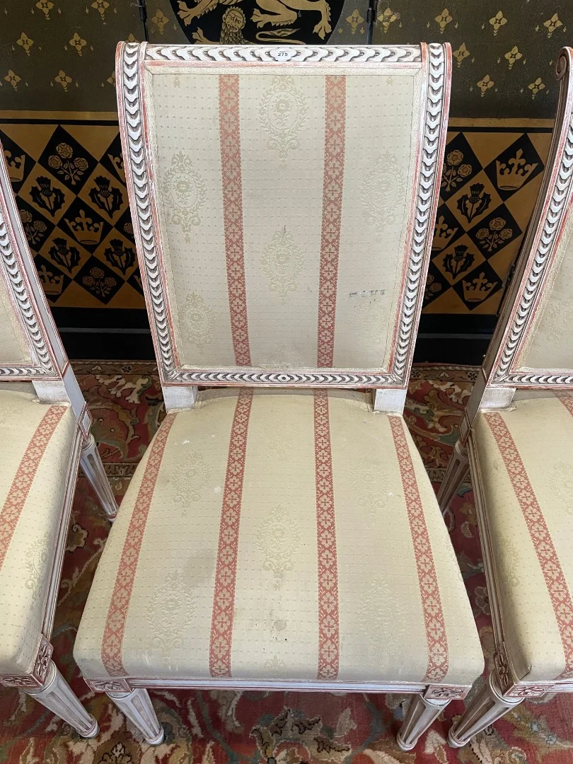Set of 4 Louis XVI style chairs
