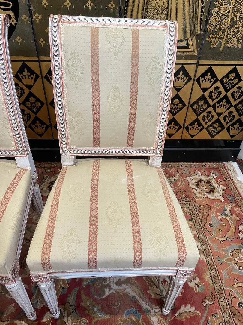 Set of 4 Louis XVI style chairs