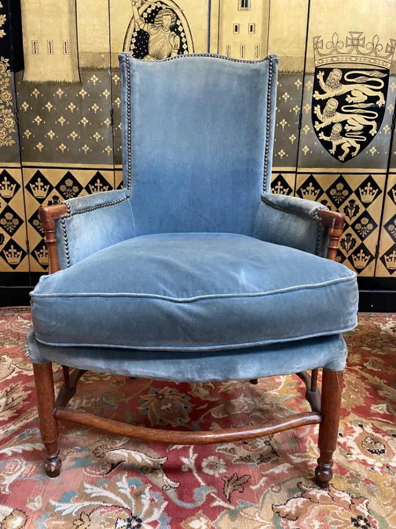 Paire de fauteuils anglais époque 19eme