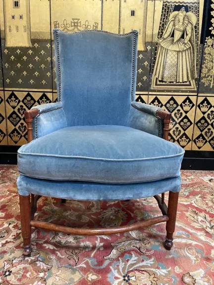 Pair of 19th century English armchairs