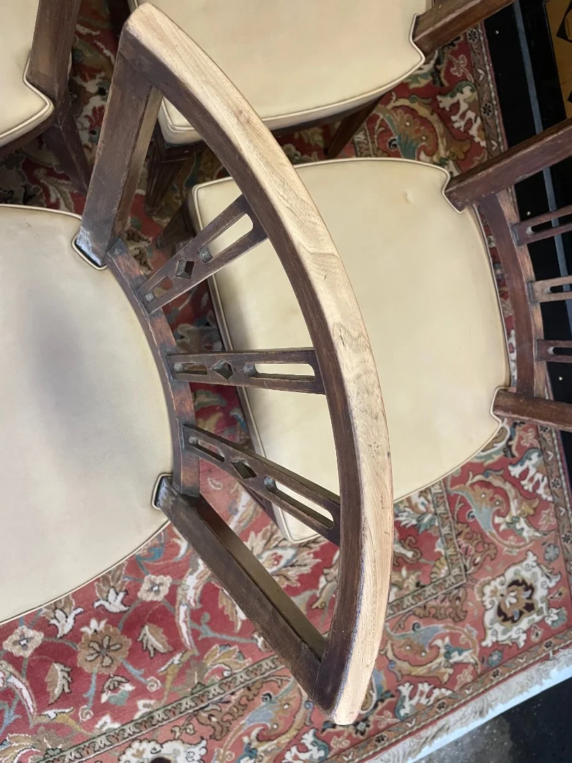Set of 6 Louis XVI style chairs