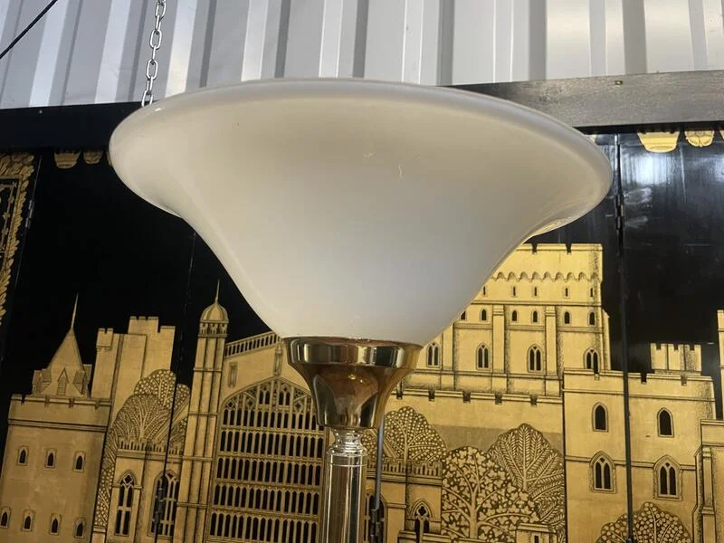 Paire de lampadaire en laiton