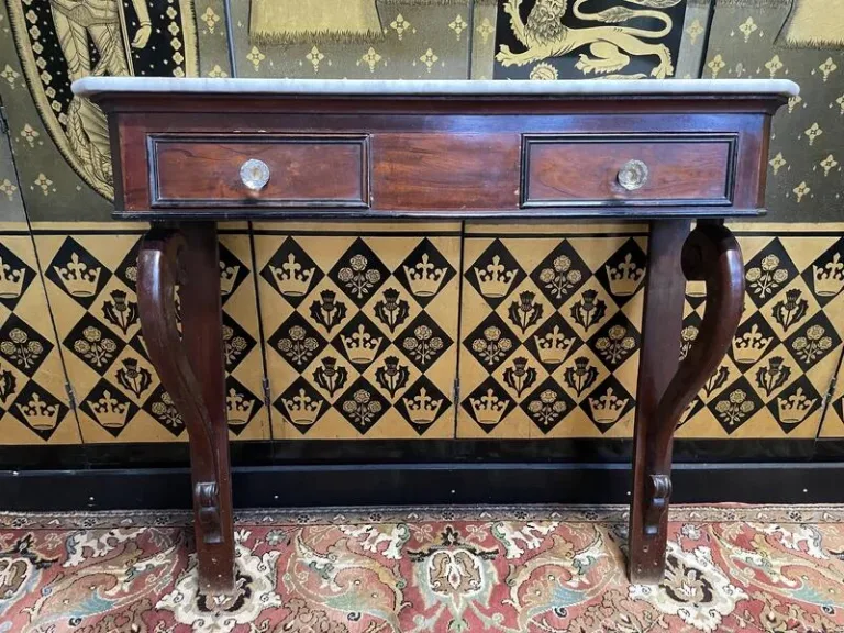 Console époque Napoléon III en acajou