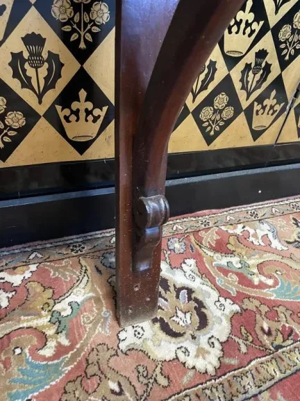 Console époque Napoléon III en acajou