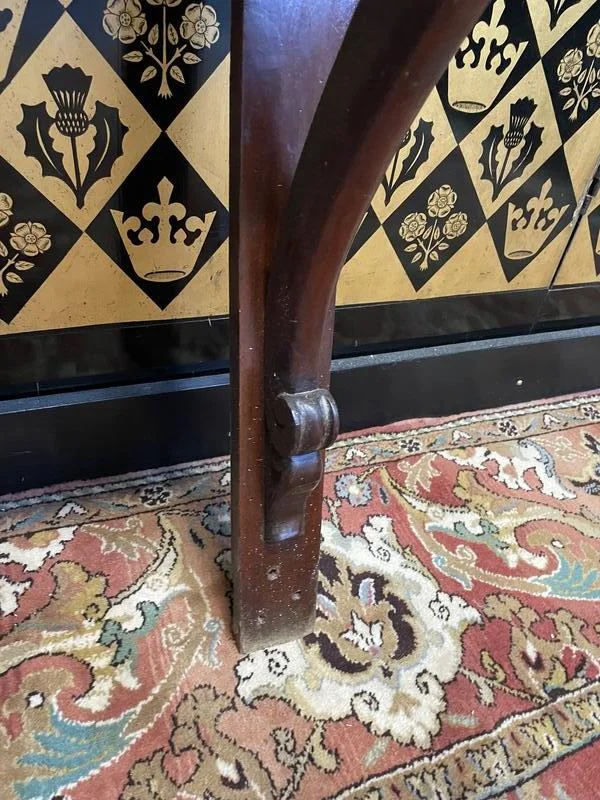 Napoleon III period mahogany console