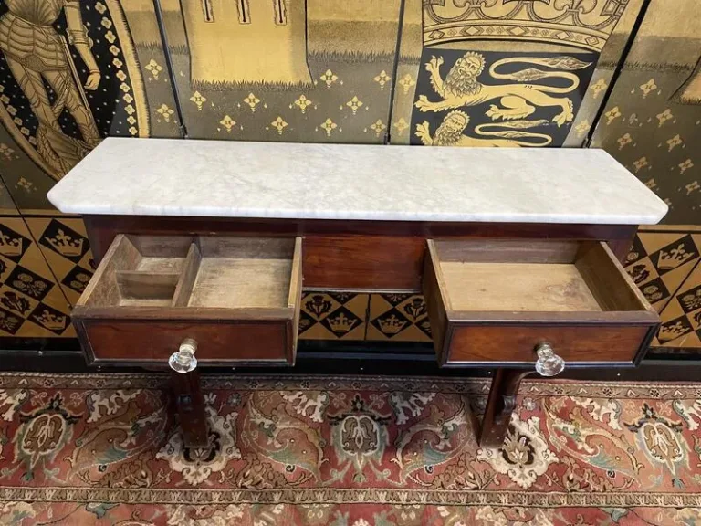 Console époque Napoléon III en acajou