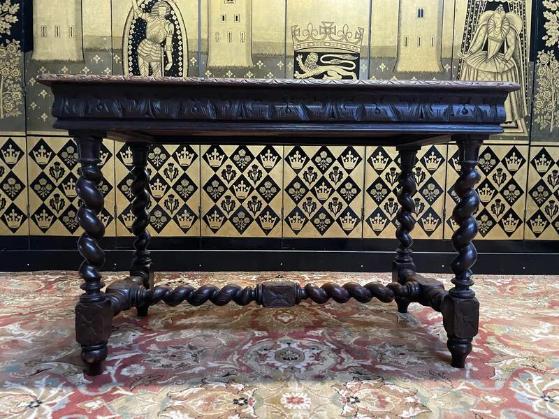 Console - Louis XIII style flat desk