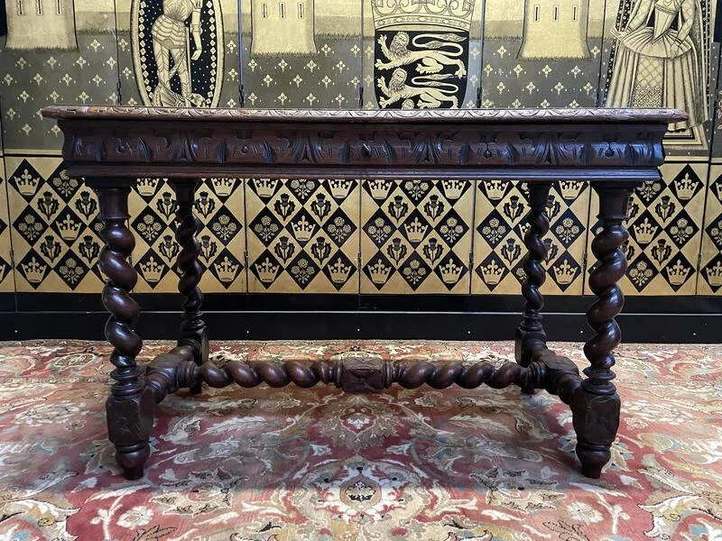 Console - Bureau plat de style Louis XIII