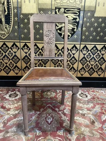 Set of 6 Art Deco chairs