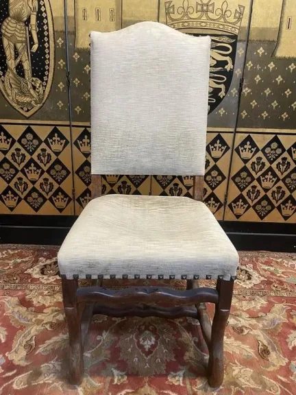 Set of 6 Louis XIII sheep bone chairs