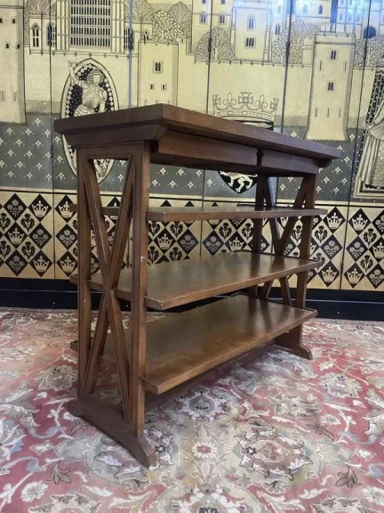 Console - Desserte - Étagère en acajou