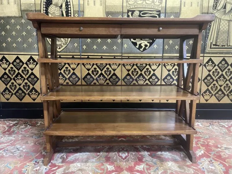 Console - Desserte - Étagère en acajou