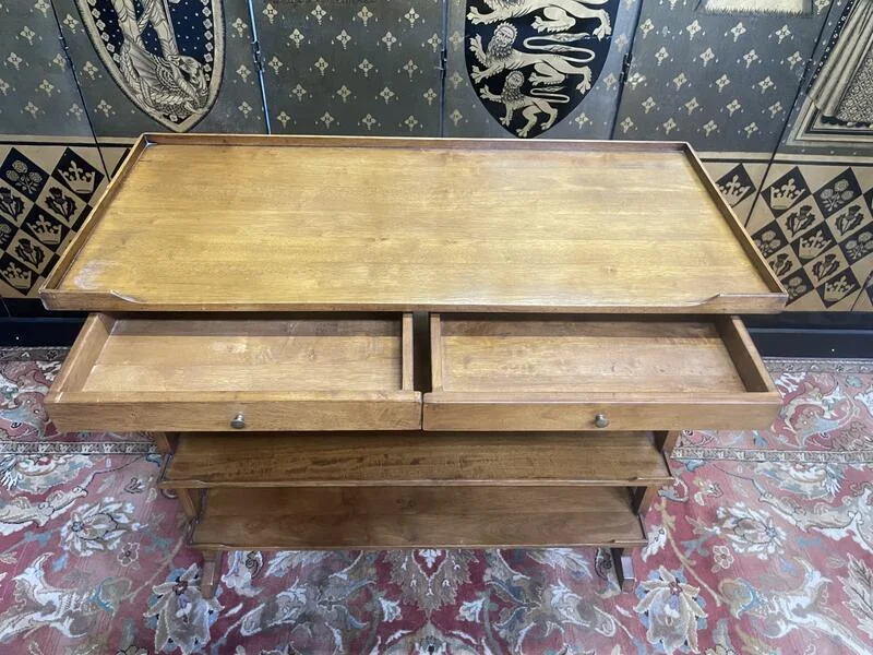 Console - Desserte - Étagère en acajou