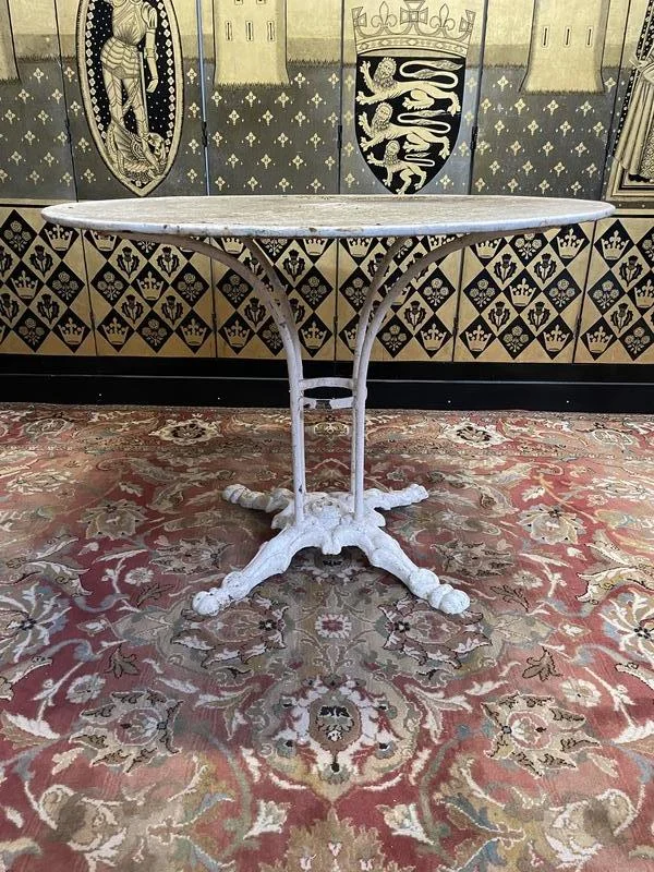 Table de jardin en fonte de fer