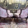 Paire de fauteuils Louis XV - Rocailles