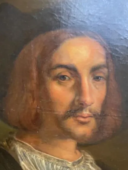 Oil portrait of a Bourbon
