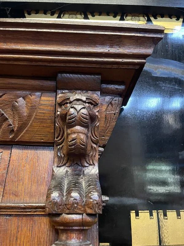 Renaissance style mirror - Haute époque in oak