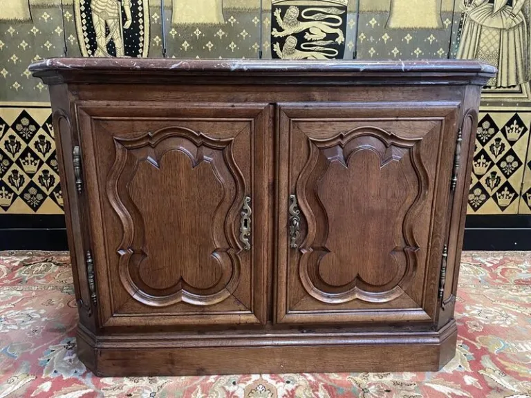 Louis XIV oak hunting buffet