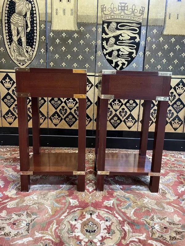 Pair of Marine bedside tables