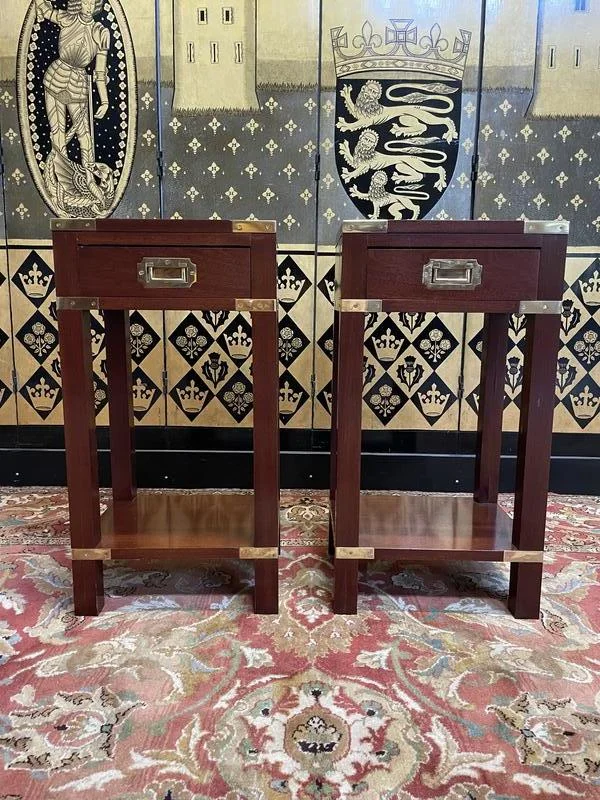 Pair of Marine bedside tables