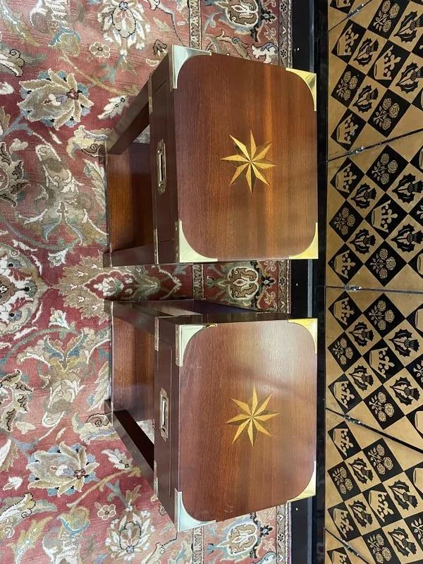 Pair of Marine bedside tables