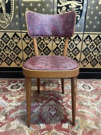 Set of 9 Baumann bistro chairs