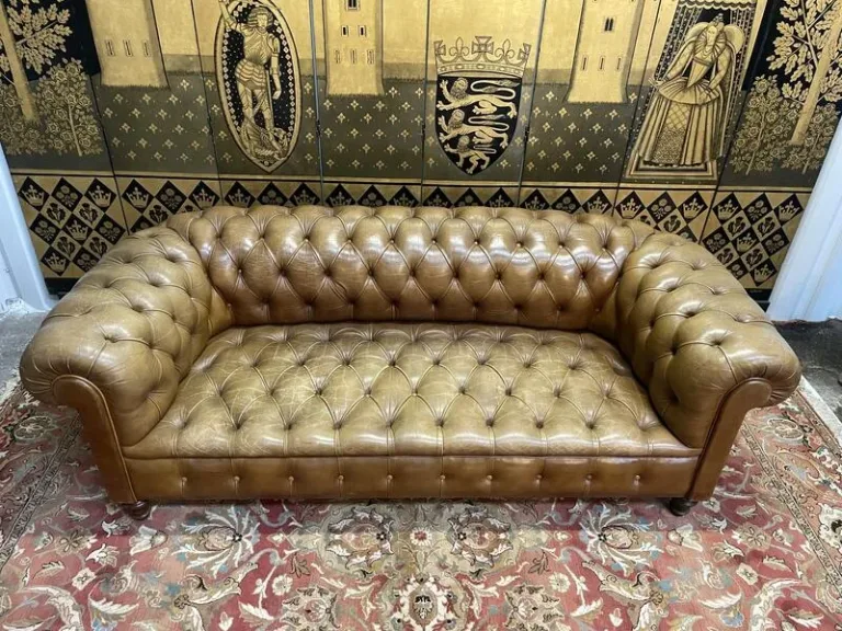 Chesterfield Leather Sofa