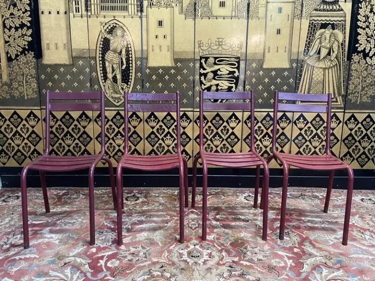 Art Deco garden table and 4 chairs