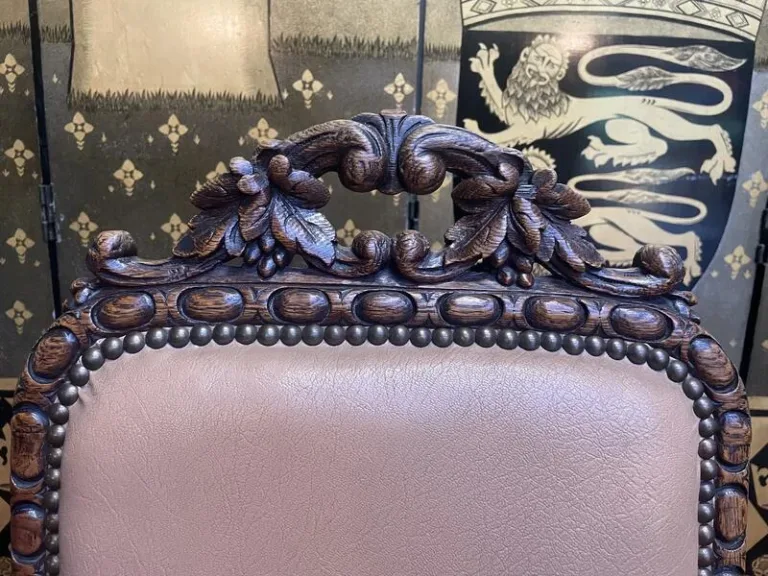 Set of 11 Louis XIII - Renaissance style chairs