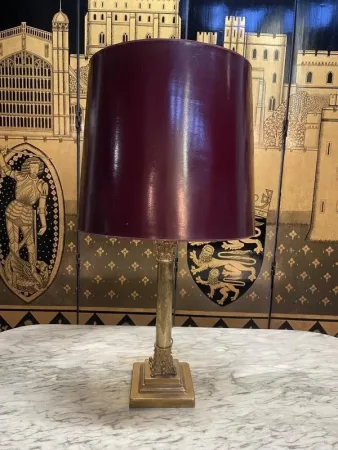 Empire style bronze lamp