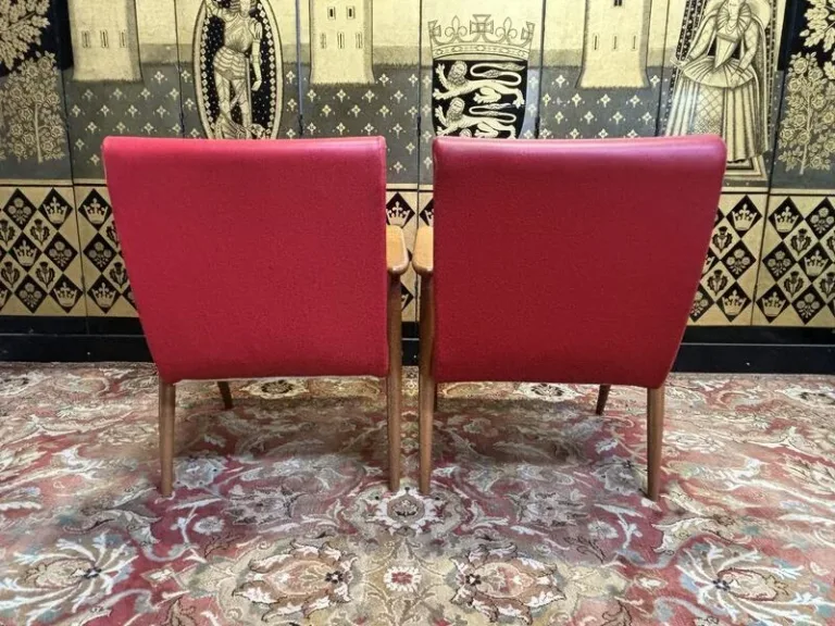 Pair of grasshopper armchairs 1950