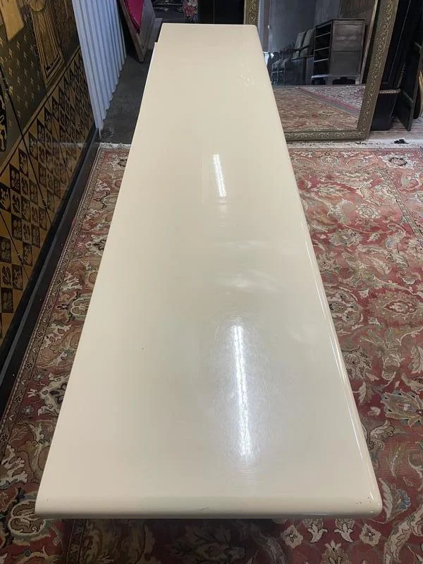 Enfilade - Buffet 1970 en laqué beige
