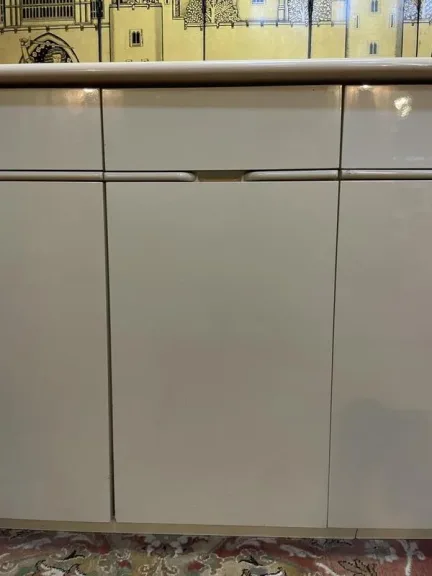 Enfilade - Buffet 1970 en laqué beige