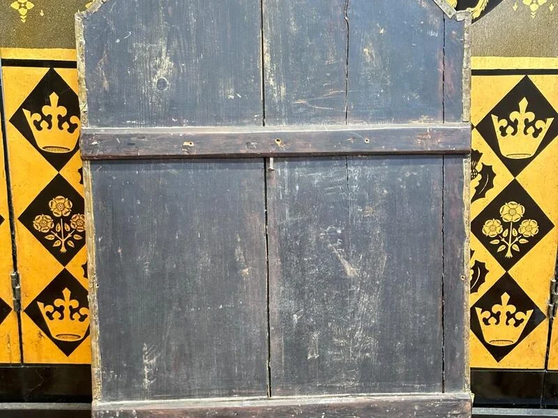 Miroir en laiton repoussé époque Napoléon III