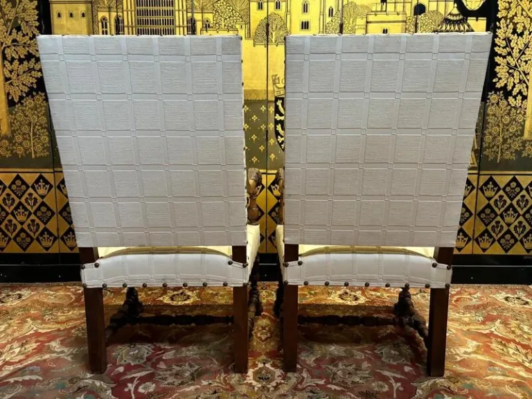 Paire de fauteuils de style Haute Époque - Renaissance - Louis XIII