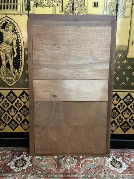 Art Deco period walnut mirror