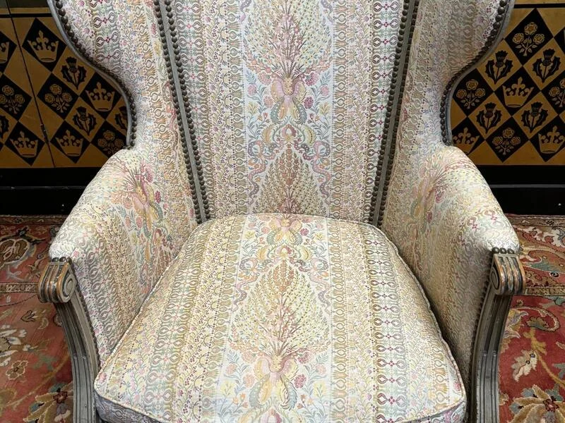 Armchair - Louis XVI style wing chair