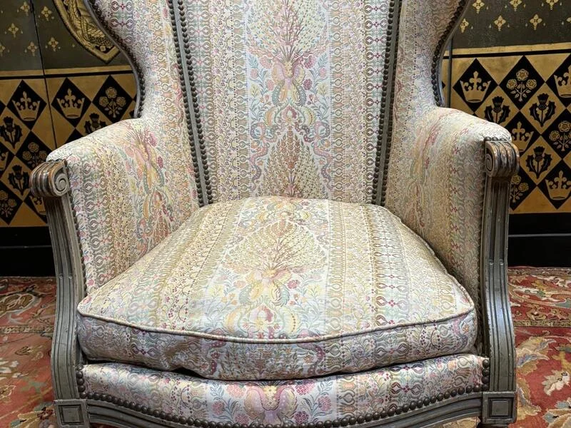 Armchair - Louis XVI style wing chair