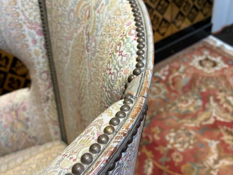 Armchair - Louis XVI style wing chair