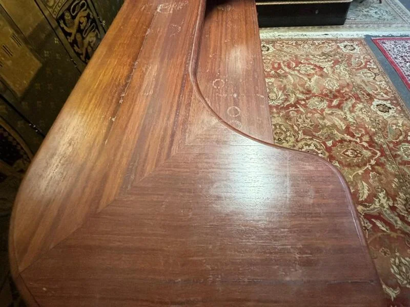Walnut bar counter