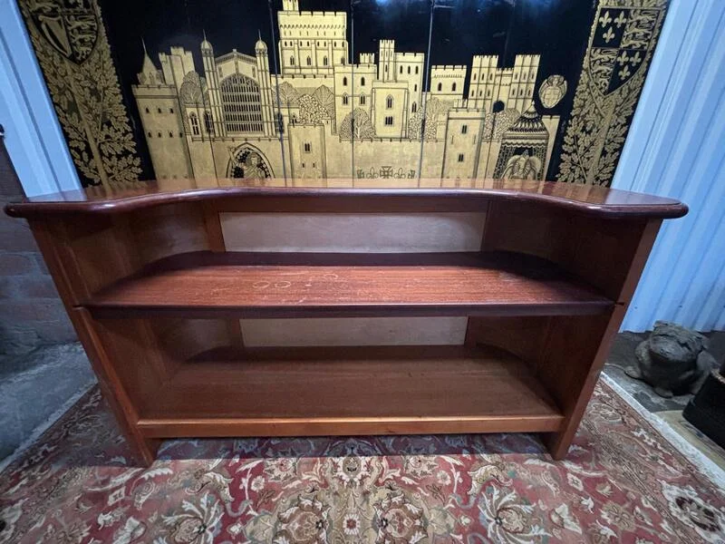 Walnut bar counter