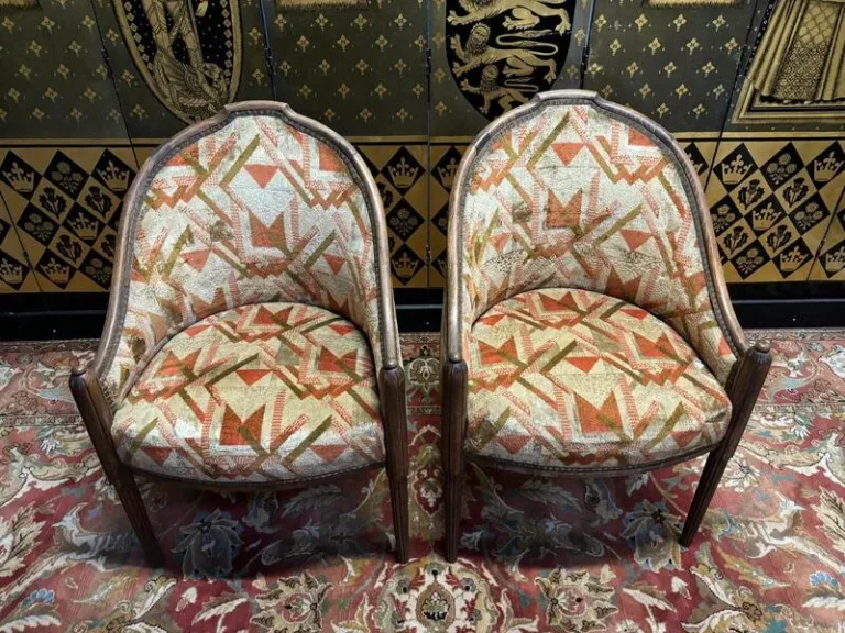 Paire de fauteuil - bergères gondoles époque Art Déco