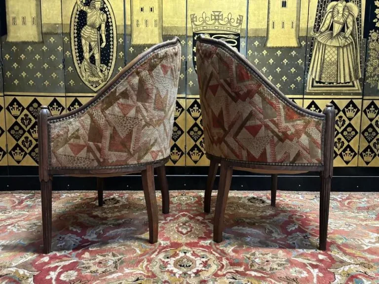 Paire de fauteuil - bergères gondoles époque Art Déco