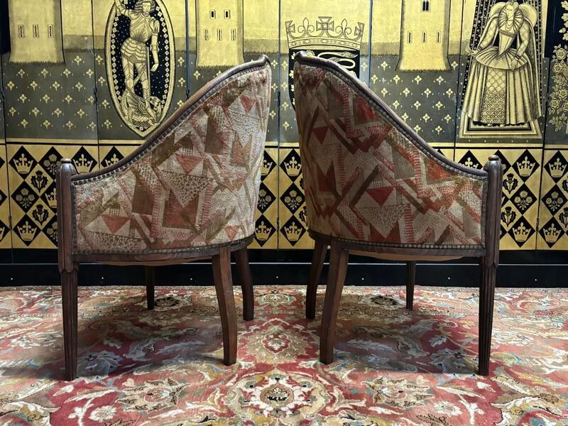 Paire de fauteuil - bergères gondoles époque Art Déco